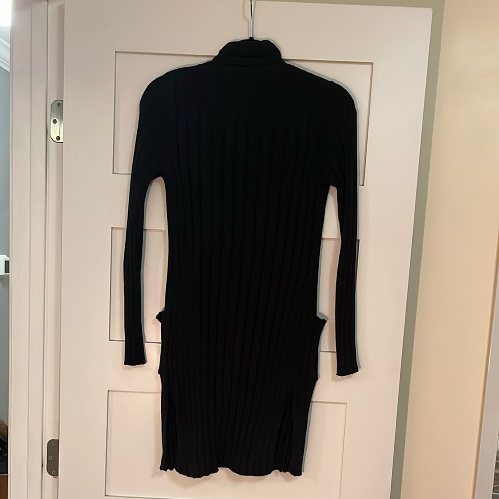 Pact Black Ribbed Cardigan - Picture 2 of 3